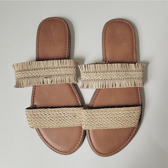 Universal Thread Woven Sandals Size 9 - Picture 2 of 5